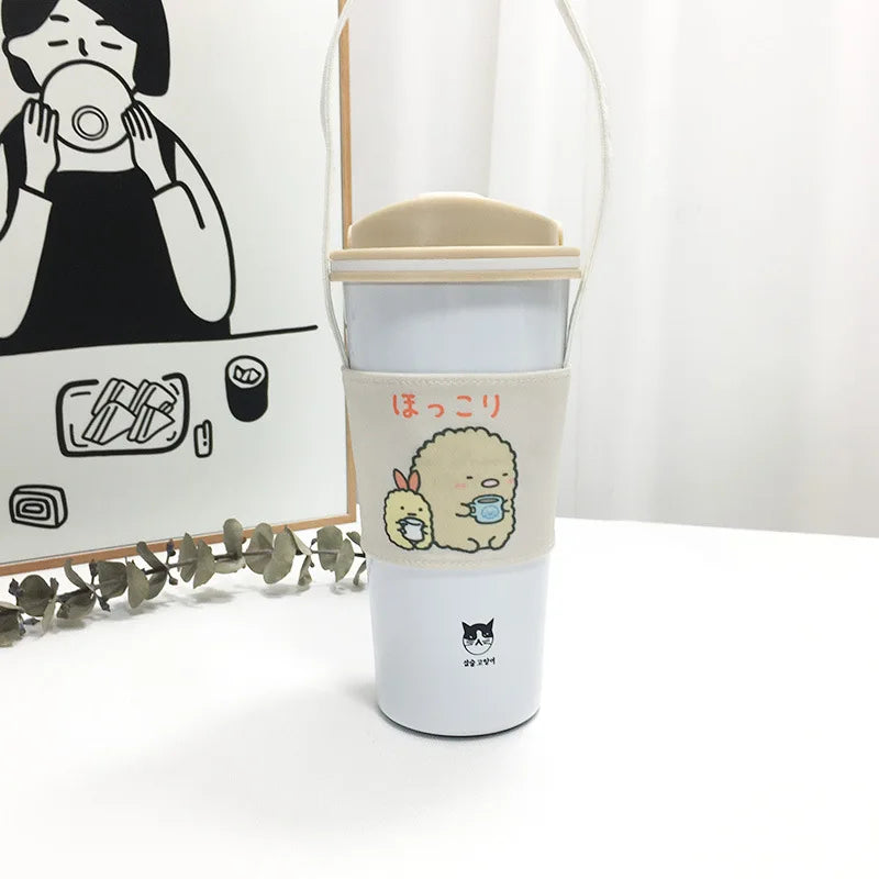Sumikko Gurashi Portable Tote Bag Cup Set