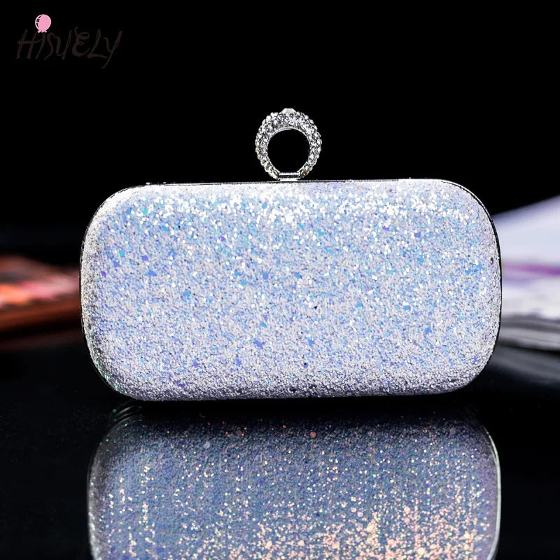 Sequin Dinner Bag Ladies Portable Messenger Handbag Party Wallet