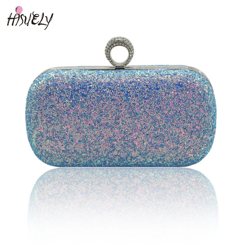 Sequin Dinner Bag Ladies Portable Messenger Handbag Party Wallet