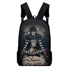 Creepypasta Merch Backpack School Bag Unisex Daypack