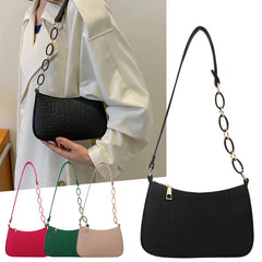 Crescent Saddle Bag Dermatoglyph Women Shoulder Bag