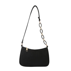 Crescent Saddle Bag Dermatoglyph Women Shoulder Bag