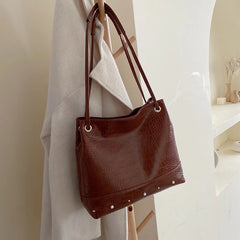 Crocodile Leather Ladies Handbag High Handbags Classic Wild Ladies Shoulder Bags