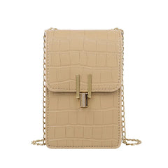 Crocodile Pattern Women's Shoulder Bag High-quality Texture PU Crossbody Bag