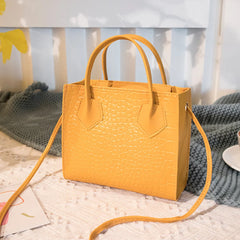 Crocodile Pattern Shoulder Bag Women Handbags Mini Female Crossbody Messenger Ba