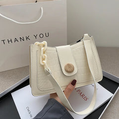 Crocodile Pattern Women's Shoulder Bag Handbags Purse Ladies Purses