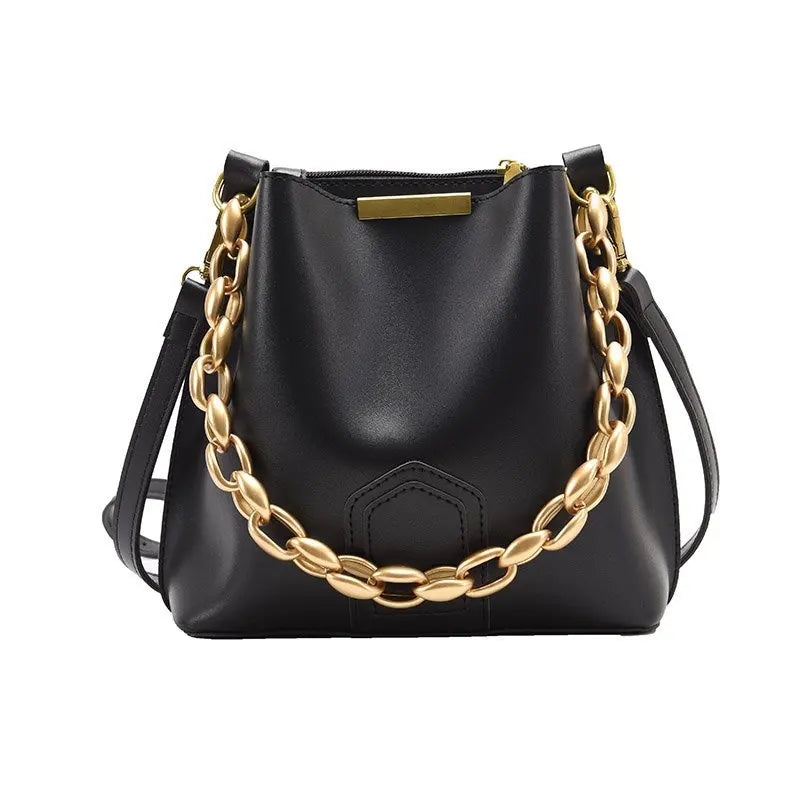 Women Crossbody Messenger Bag with Diamonds Chain Handbag