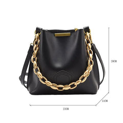 Women Crossbody Messenger Bag with Diamonds Chain Handbag