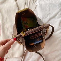 Women Crossbody Messenger Bag with Diamonds Chain Handbag