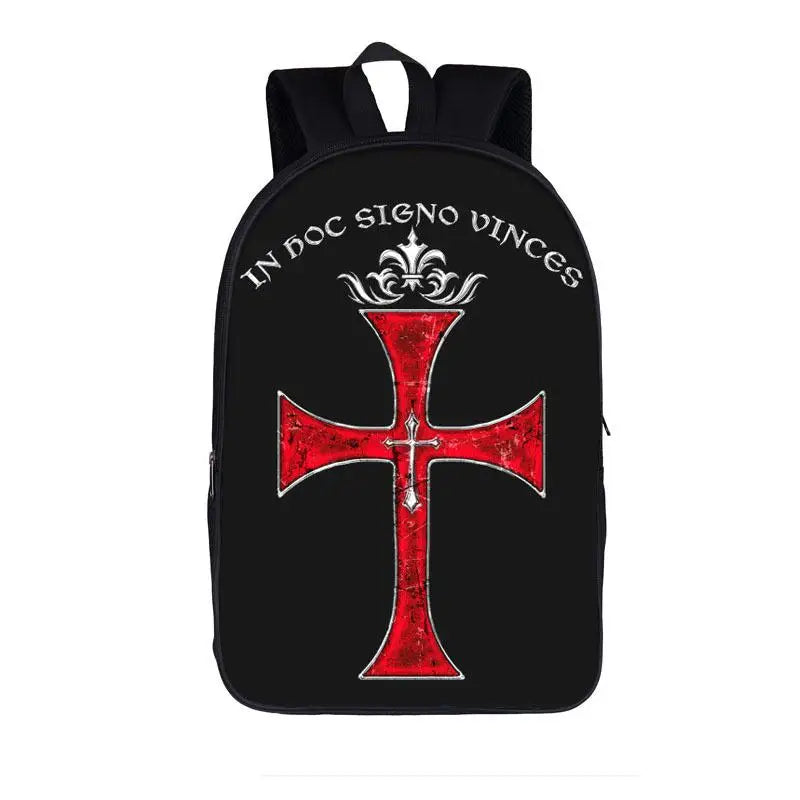 Cross Printed Backpack Comfortable Primary School Bags Kids Bag
