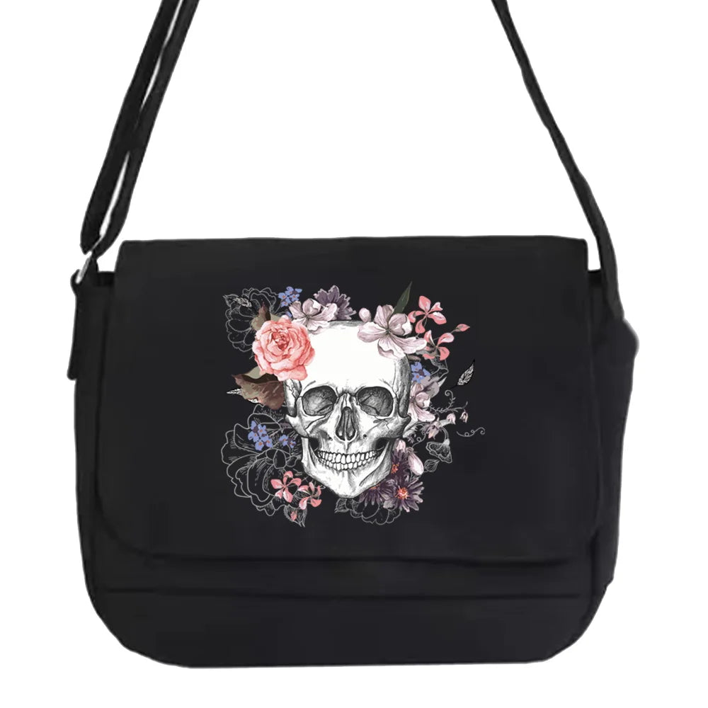 Canvas Crossbody Bag Shoulder Bags Diagonal Satchel School Envelope Pattern