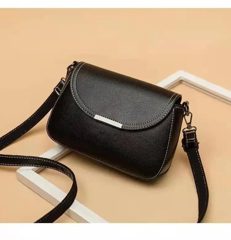 Mini Crossbody Bag for Women Retro PU Leather Shoulder Purse