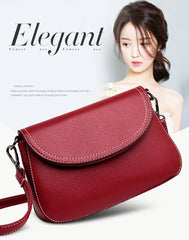 Mini Crossbody Bag for Women Retro PU Leather Shoulder Purse