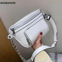 Small Crossbody Bag for Women Solid PU Leather Shoulder Handbag