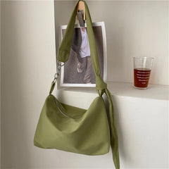 Solid Chain Knot Crossbody Bag for Women - Casual Messenger Shoulder Totes