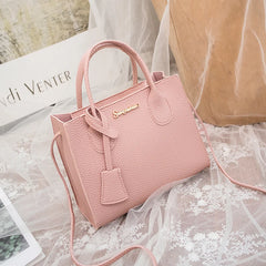 Women's Crossbody Bag Lychee PU Leather Phone Pouch Soft Purse