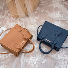Women's Crossbody Bag Lychee PU Leather Phone Pouch Soft Purse