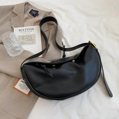 Vintage Crossbody Bag Large Capacity Soft Shoulder Handbag