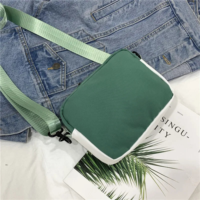 Nylon Crossbody Bag for Women Student Version