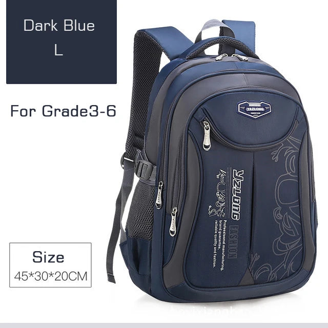 Crossten Top Waterproof Children's Backpack Boys Girls Primary Schoolbag