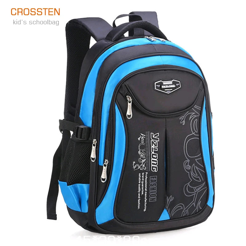 Crossten Top Waterproof Children's Backpack Boys Girls Primary Schoolbag