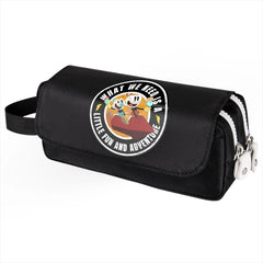 Cuphead Mugman Pen Pencil Case, Canvas Stationery Storage Bag Organizer