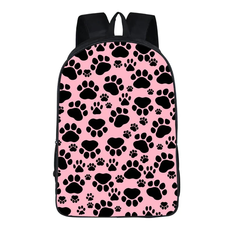 Pink Teenagers Girls Backpack Children Travel Backbag Headphone Port