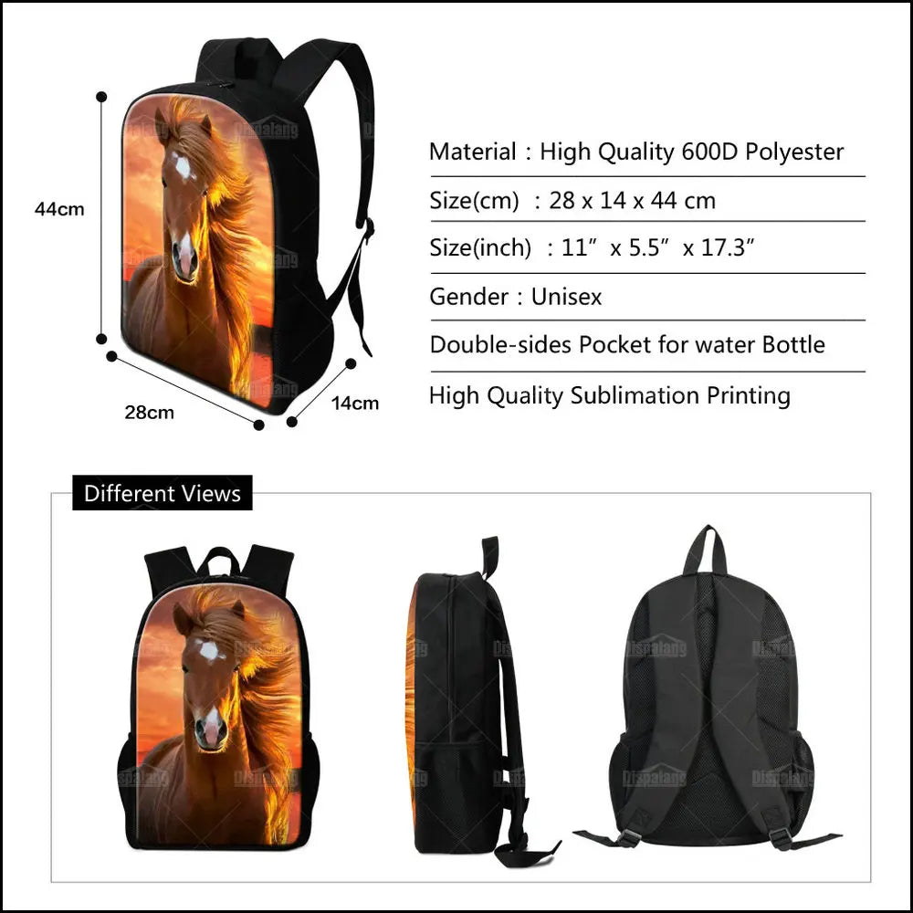 Kids DIY Sublimation Printing Backpack 16 Inch