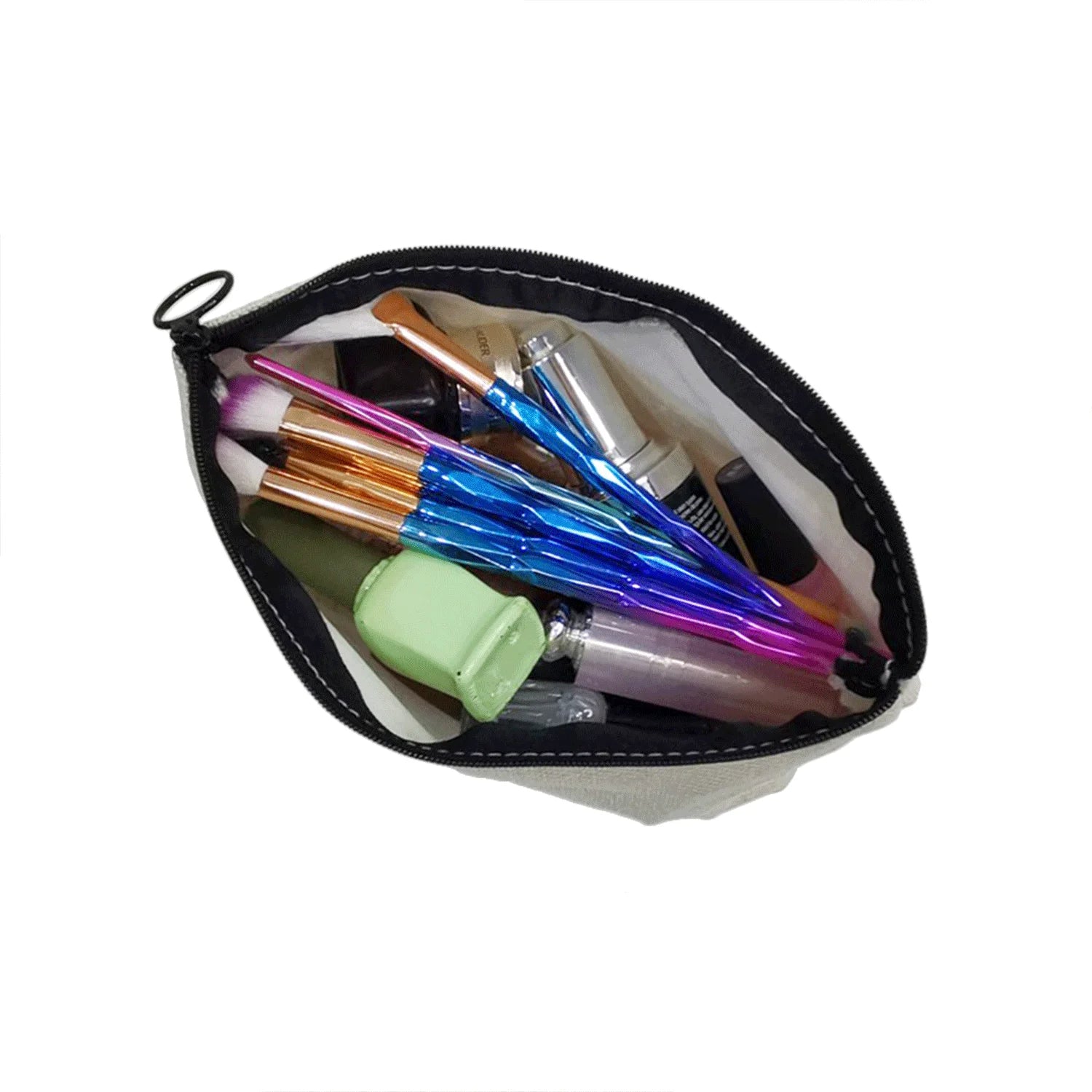 Chinese Style Makeup Bag Floral Print Toiletry Organizer Gift
