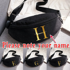 Waist Pack Bags Women Fanny Packs Letter Print Casual Chest Bags Man Belt Pouch
