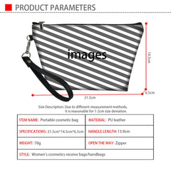 UV Printing Women PU Leather Cosmetic Bag