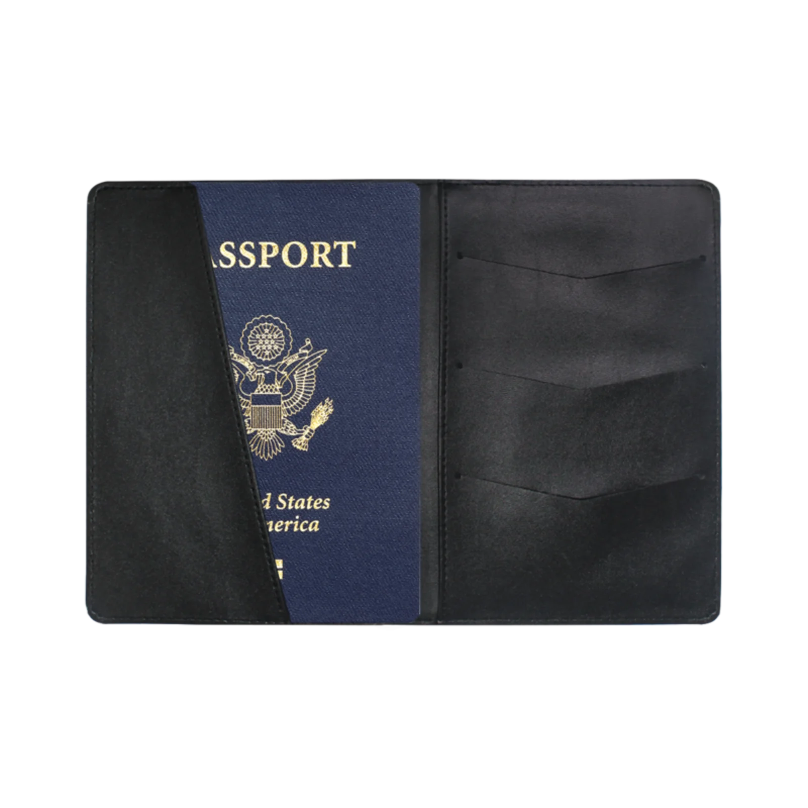 Leather Passport Cover Travel Wallet Holder Case