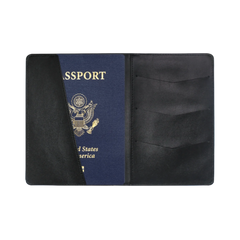 Leather Passport Cover Travel Wallet Holder Case