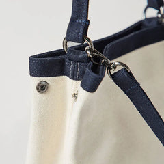Embroidered Canvas Tote Bag - Personalized Gift for Her