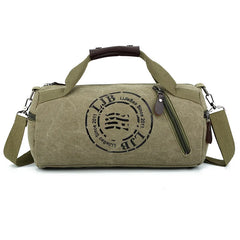 Canvas Casual Travel Bucket Bag- Retro Shoulder Bag
