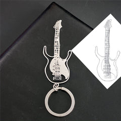 Custom Children's Drawing Keychain, Personalized Kid's Art Name Keyring