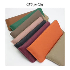 Leather Glasses Storage Bag Soft Myopia Sunglasses Men Women Cover