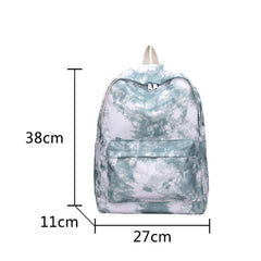 Personalized Name Embroidery School Bag Large Capacity Student Backpack