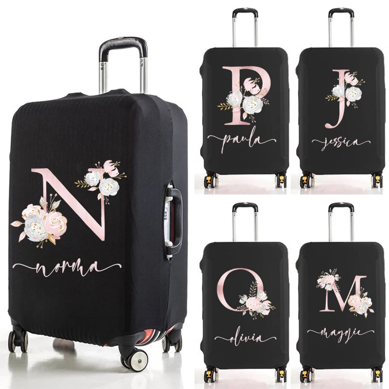 Pinkbx Letter Luggage Cover Protective Cover Dust-proof Elastic 18-32