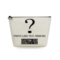 Dog Paw Print Makeup Organizer Travel Toiletry Bag Women's Cosmetic Bag