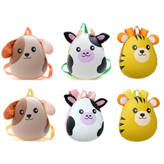 Cute 3D Animal Kids Backpack with Adjustable Shoulder Strap