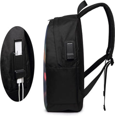 Axolotls Fish Travel Laptop Backpack with USB Charging