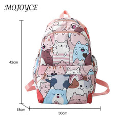 Animal Print Backpack for Girls College Student Travel Daypacks Women