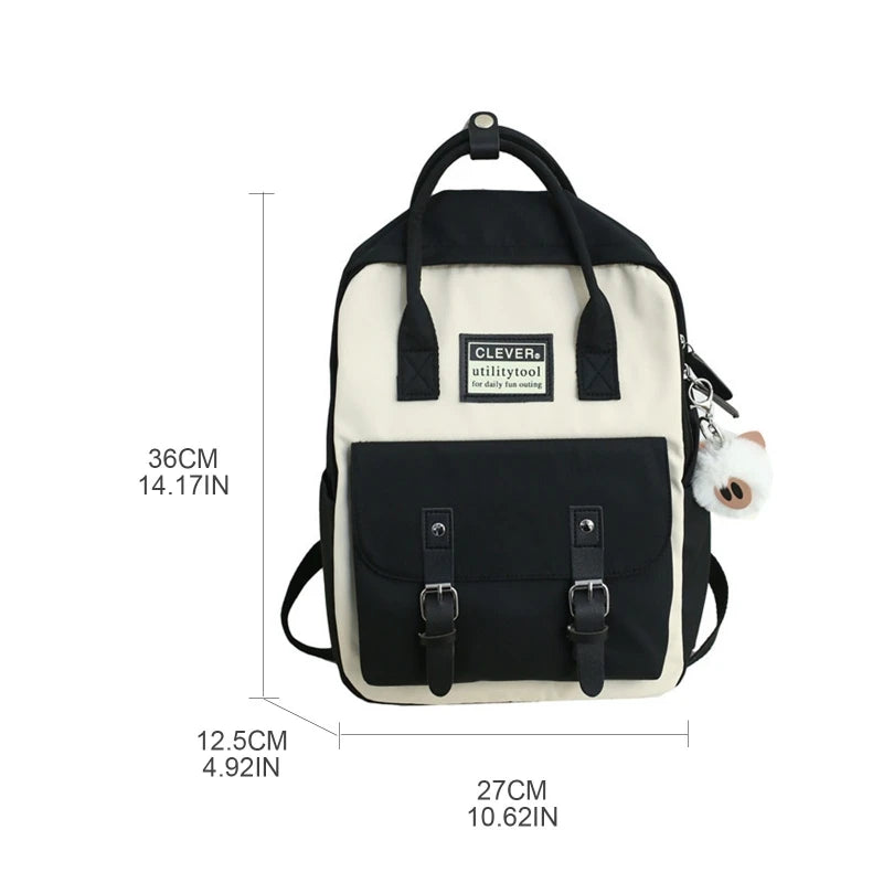 Middle School Student Backpack for Girls Outdoor Daypack Large Capacity