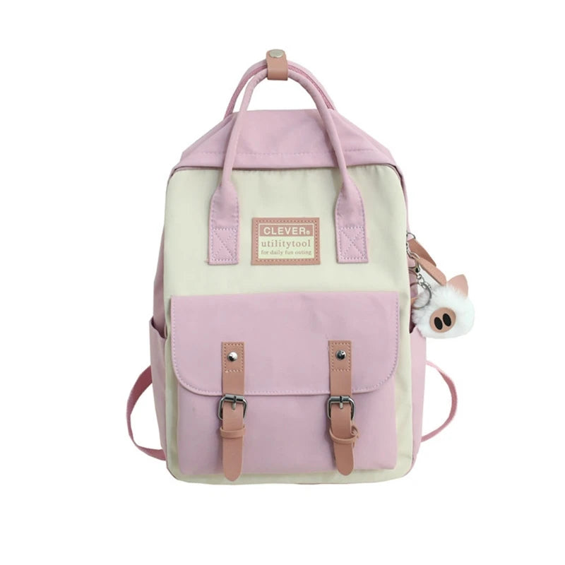 Middle School Student Backpack for Girls Outdoor Daypack Large Capacity
