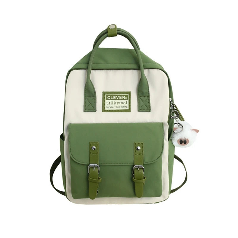Middle School Student Backpack for Girls Outdoor Daypack Large Capacity