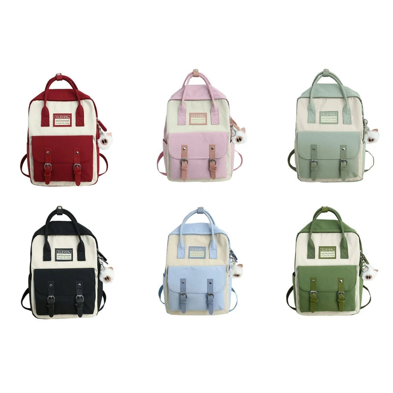 Middle School Student Backpack for Girls Outdoor Daypack Large Capacity