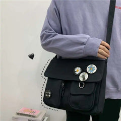 Canvas Bag Wild Student Women Handbags Shoulder Bag Female Japanese Harajuku