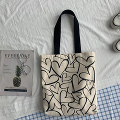 Reusable Canvas Grocery Bags Eco-friendly Tote Bag