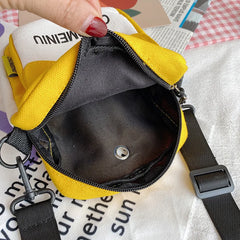 Canvas Small Crossbody Bags for Women Student Youth Shoulder Bag